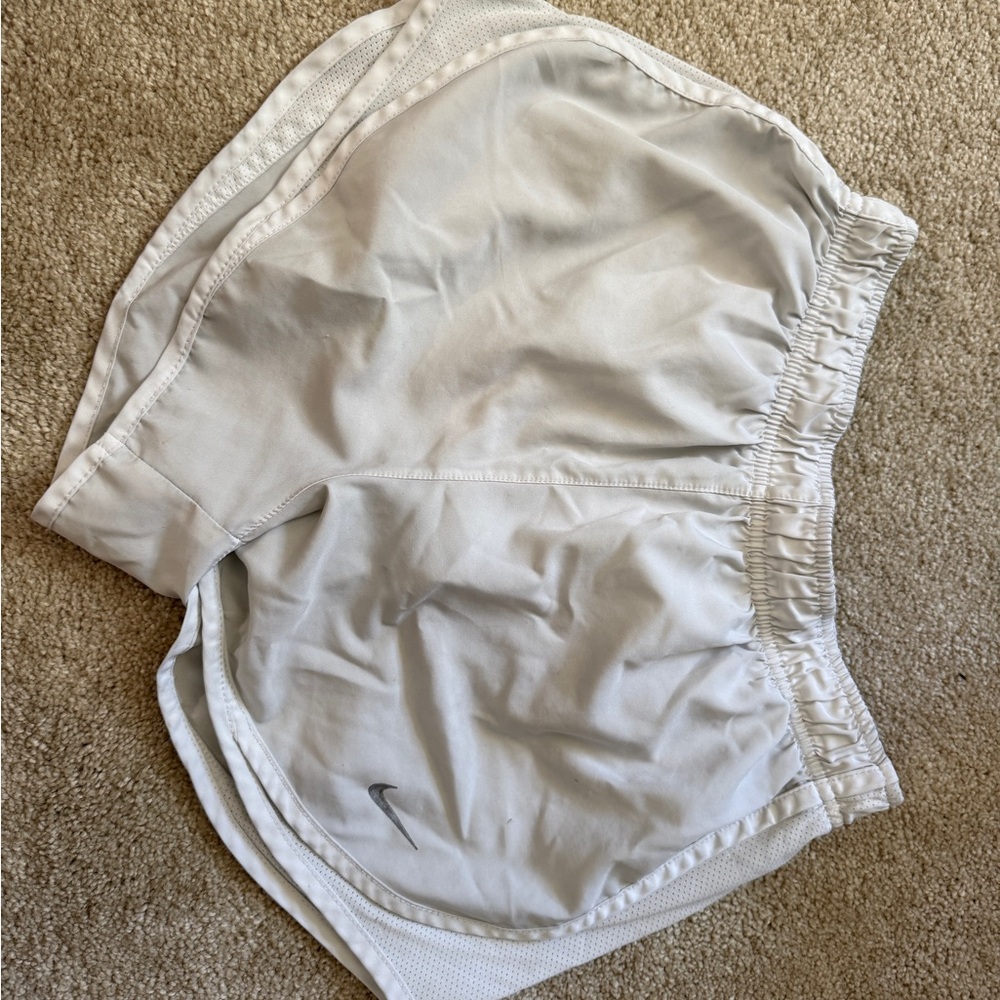 Nike Women's White Athletic Shorts